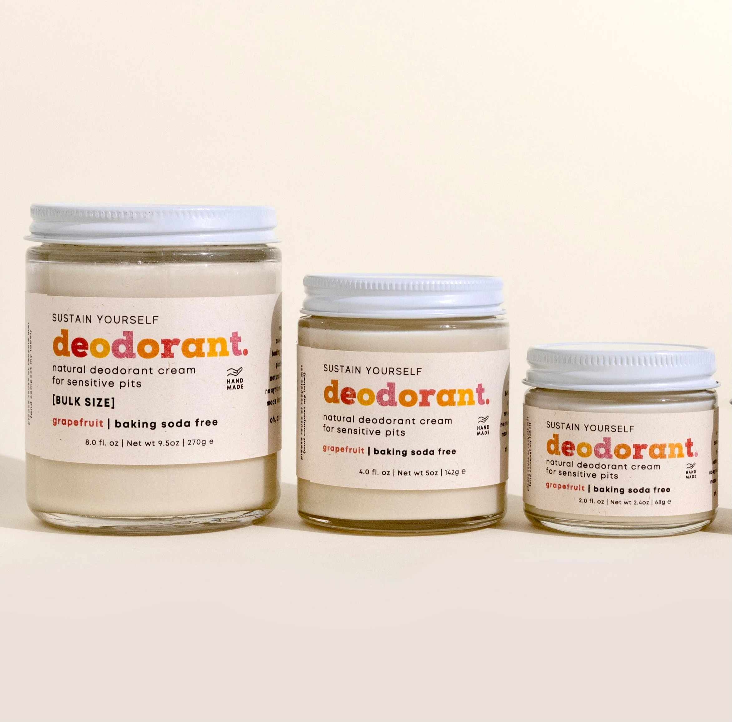 Grapefruit Deodorant Cream – Sustain Yourself