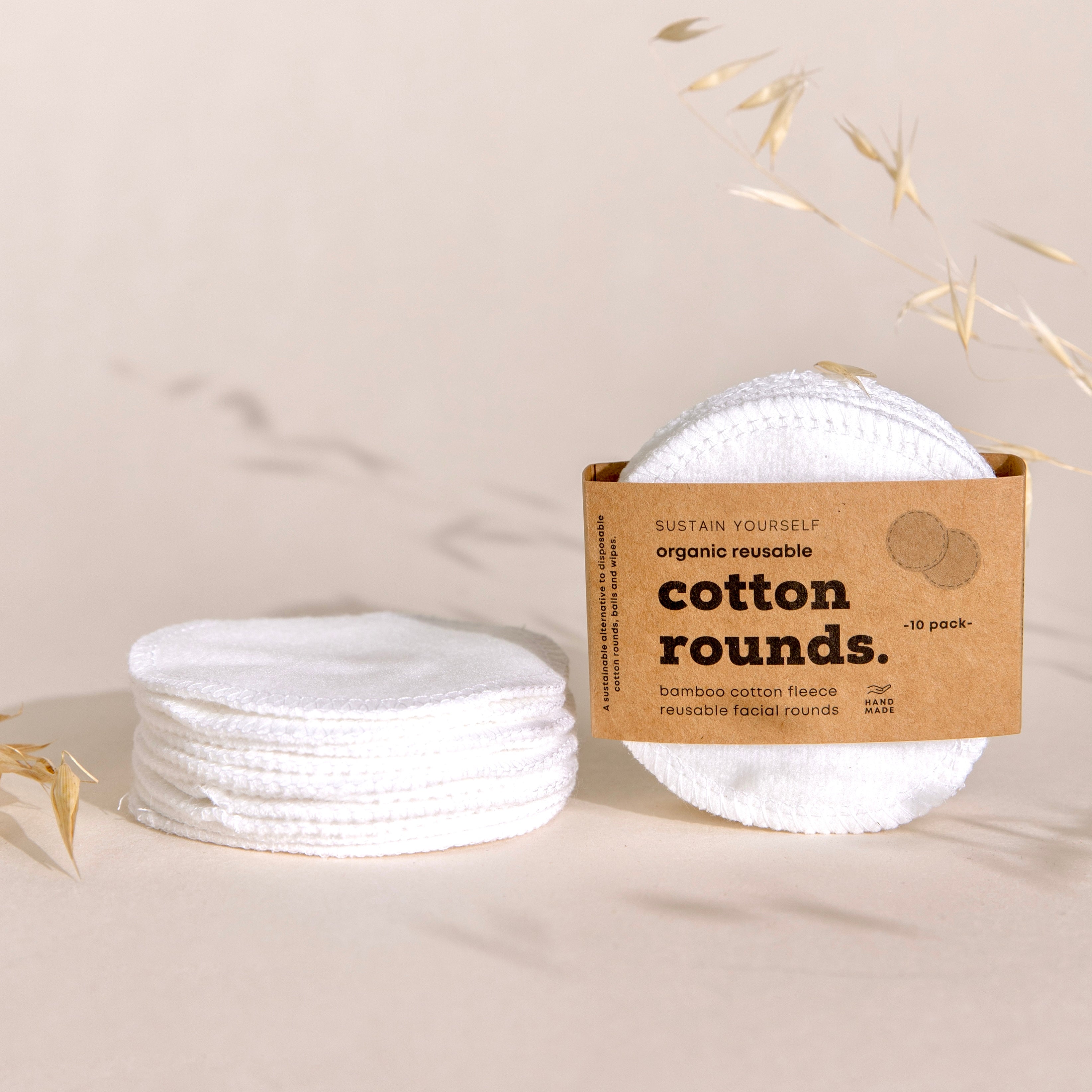 Reusable Cotton Rounds – Sustain Yourself