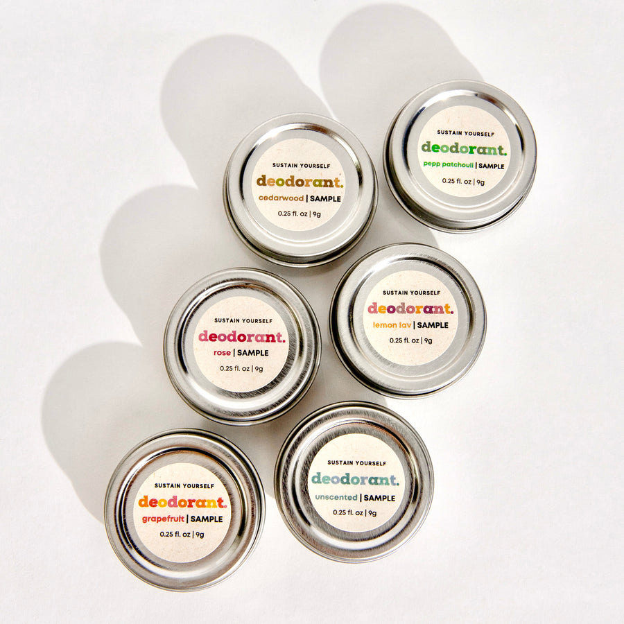 Deodorant Cream Sample Pack
