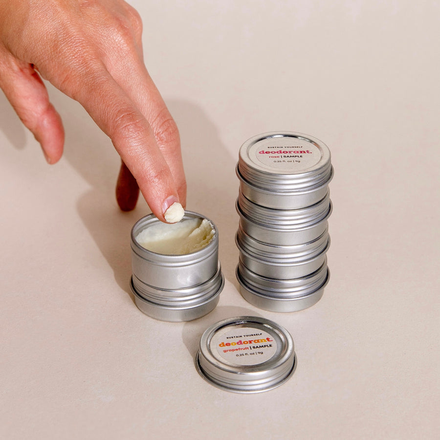 deodorant cream sample pack - Sustain Yourself